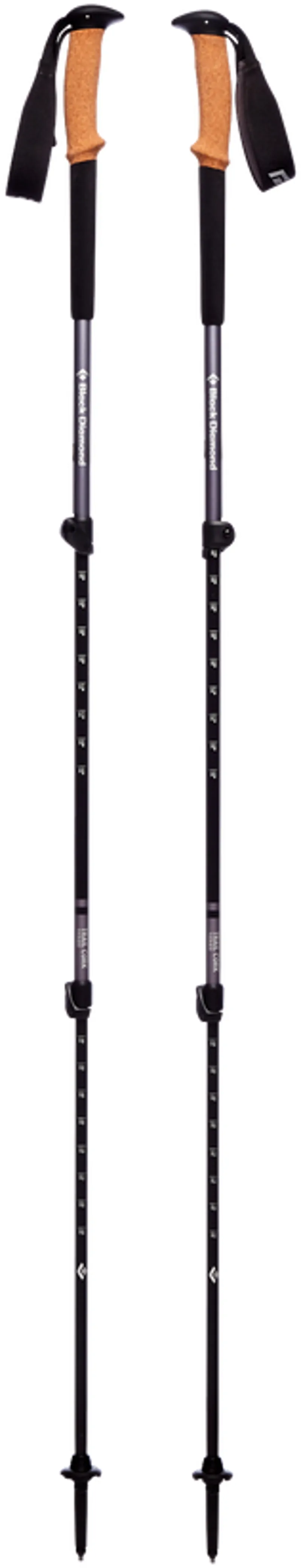 Black Diamond Trail Cork Trekking Poles - Pair - Granite
