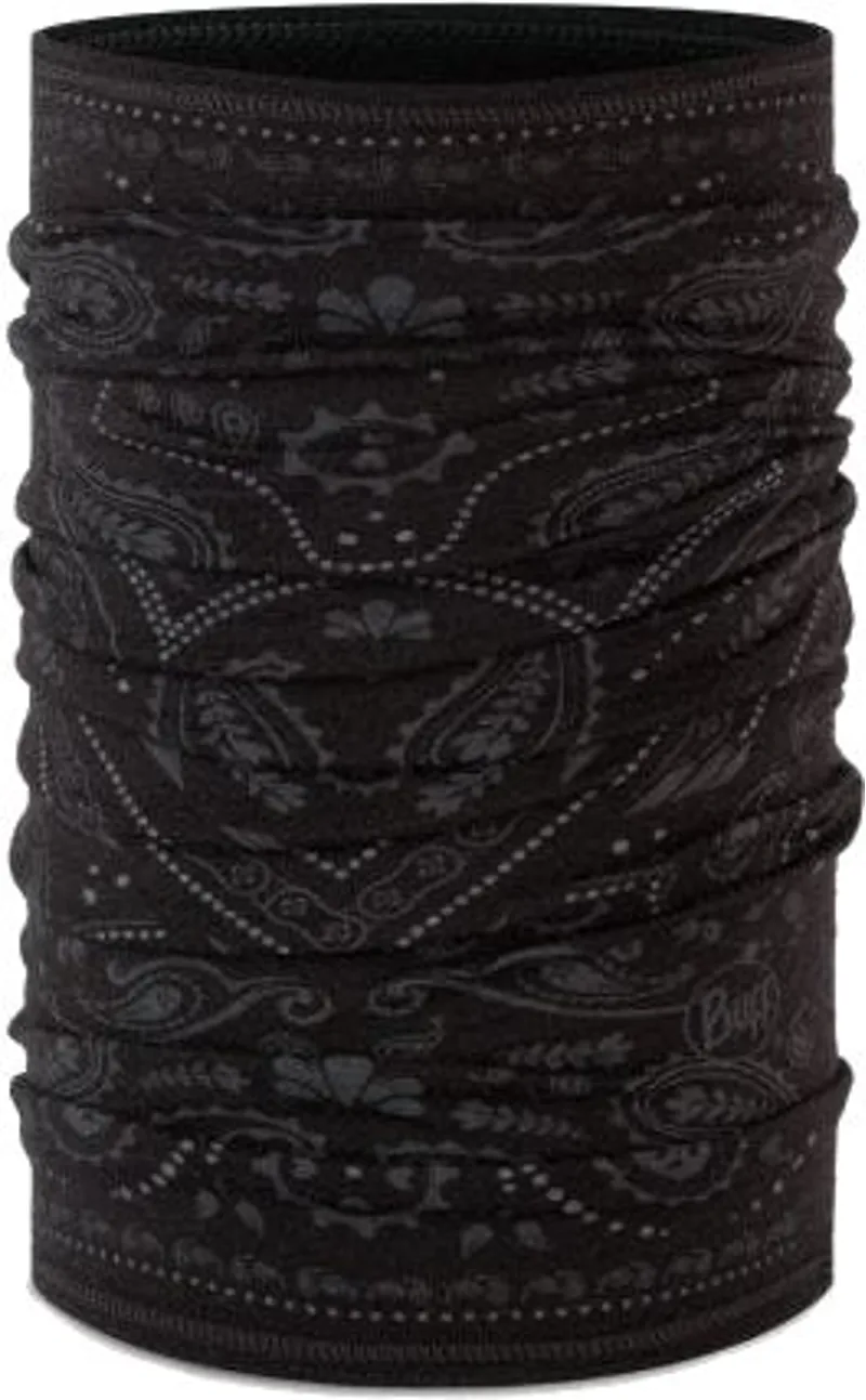 Buff Lightweight Merino Wool Buff - Cashmere Black