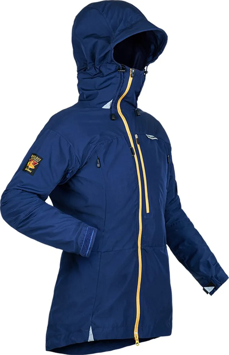Paramo Womens Ventura Windproof Jacket - Midnight-Gold Zip-1