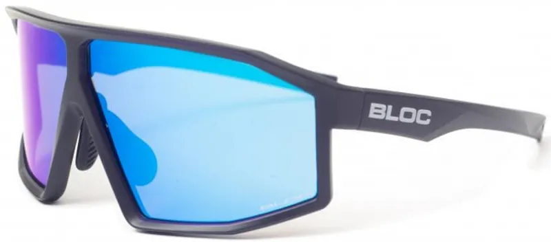 BLOC Blade 2 Sunglasses - Matt Black-Blue Mirror