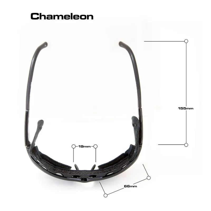 BLOC Chameleon Sunglasses - Shiny Black-2