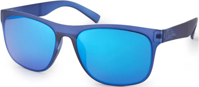 BLOC Elba Sunglasses - Matt Blue-Blue Mirror