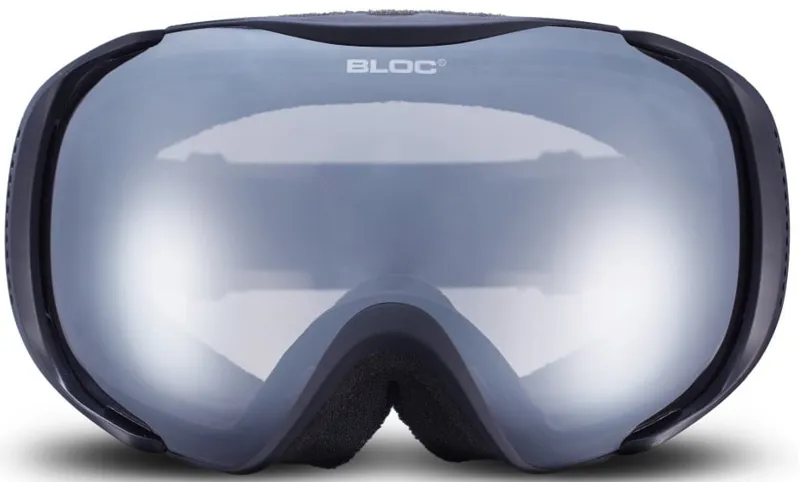 BLOC Mask Goggle - Matt Black-Photochromic Silver Mirror Lens-1