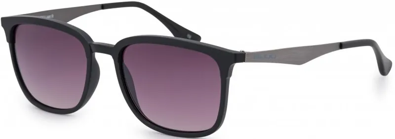 BLOC Monaco Sunglasses - Matt Black-Grey Flash Mirror