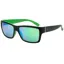 BLOC Riser Sunglasses - Black Green-Green Mirror
