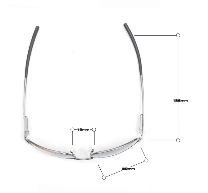 BLOC Square Sunglasses - Gun Metal-Polarised Grey-1