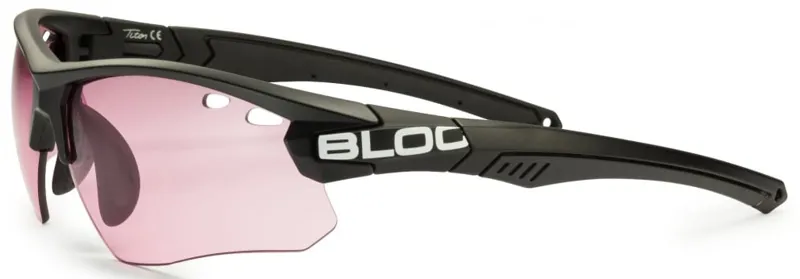 BLOC Titan Sunglasses - Black-Vermillion 4 Lens Pack-2