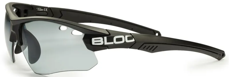 BLOC Titan Sunglasses - Black-Vermillion 4 Lens Pack-4