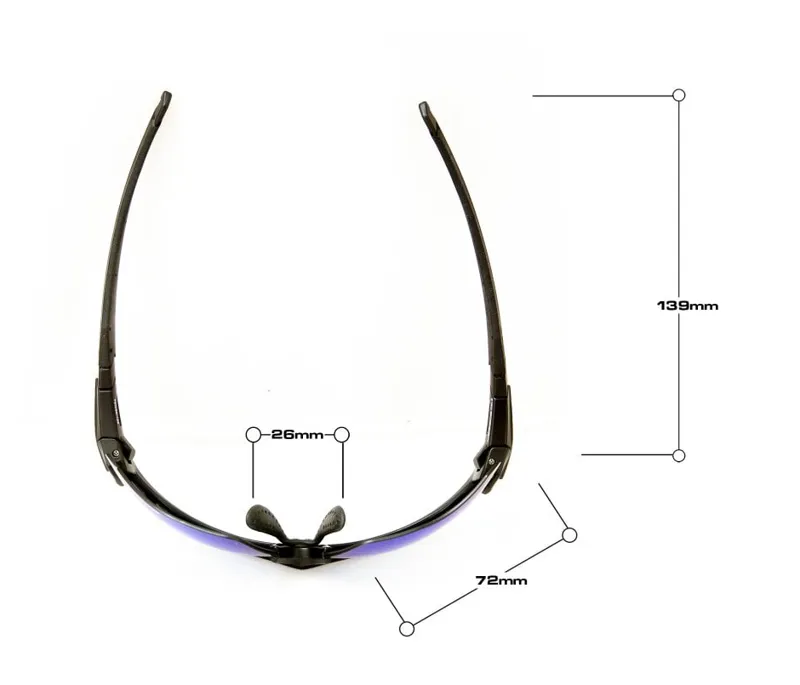 BLOC Titan Sunglasses - Black-Red 4 Lens Pack-6