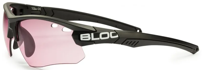 BLOC Titan Sunglasses - Black-Red 4 Lens Pack-3