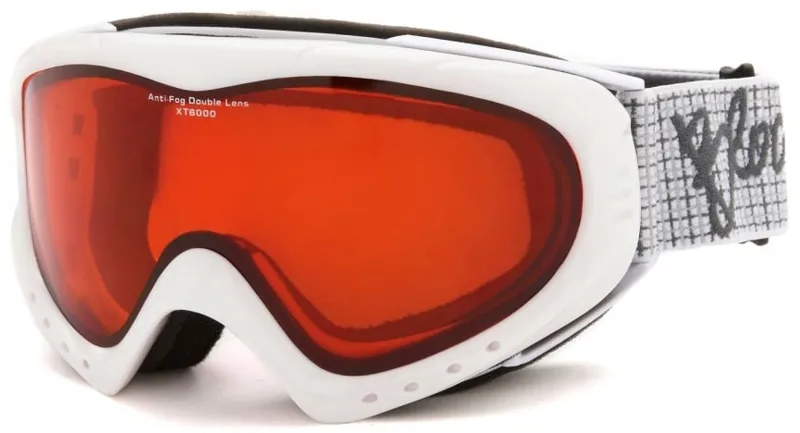 BLOC Utopia Goggle - Shiny White-Goldeneye Lens