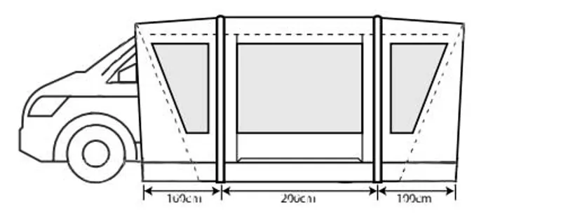 Outdoor Revolution Cayman Combo Air Low Drive-Away Awning-8