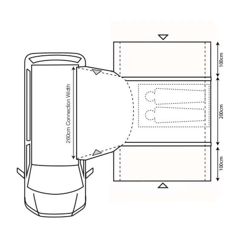 Outdoor Revolution Cayman Combo Air Mid Drive-Away Awning-6