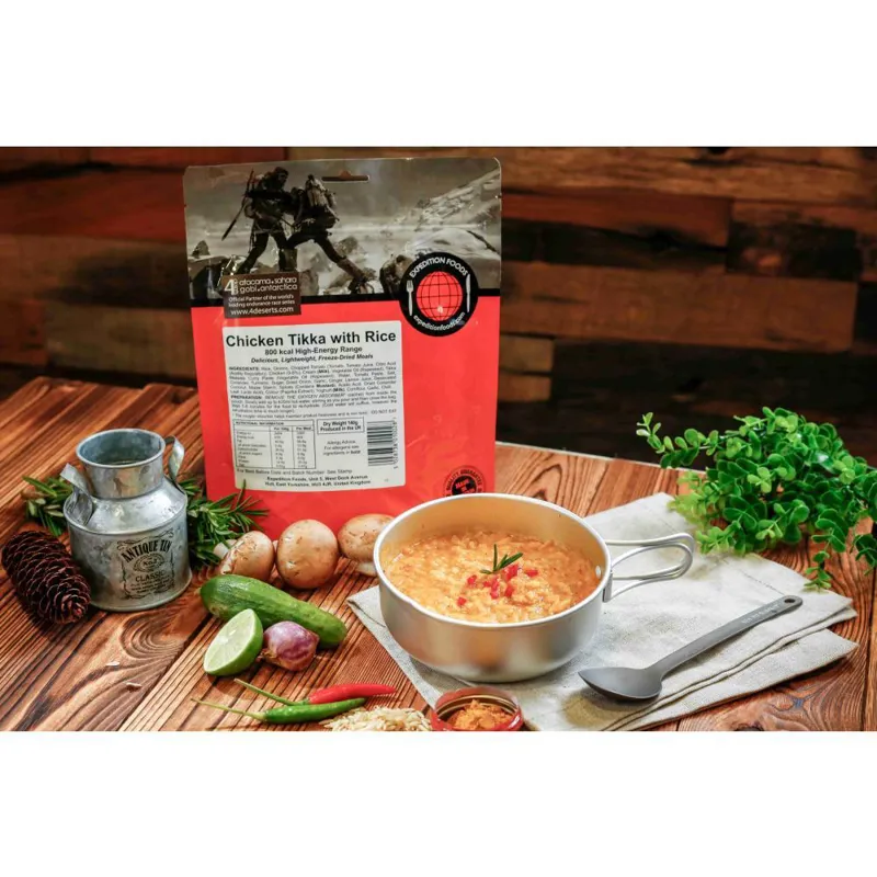 Expedition Foods Chicken Tikka with Rice - 1000kcal-4