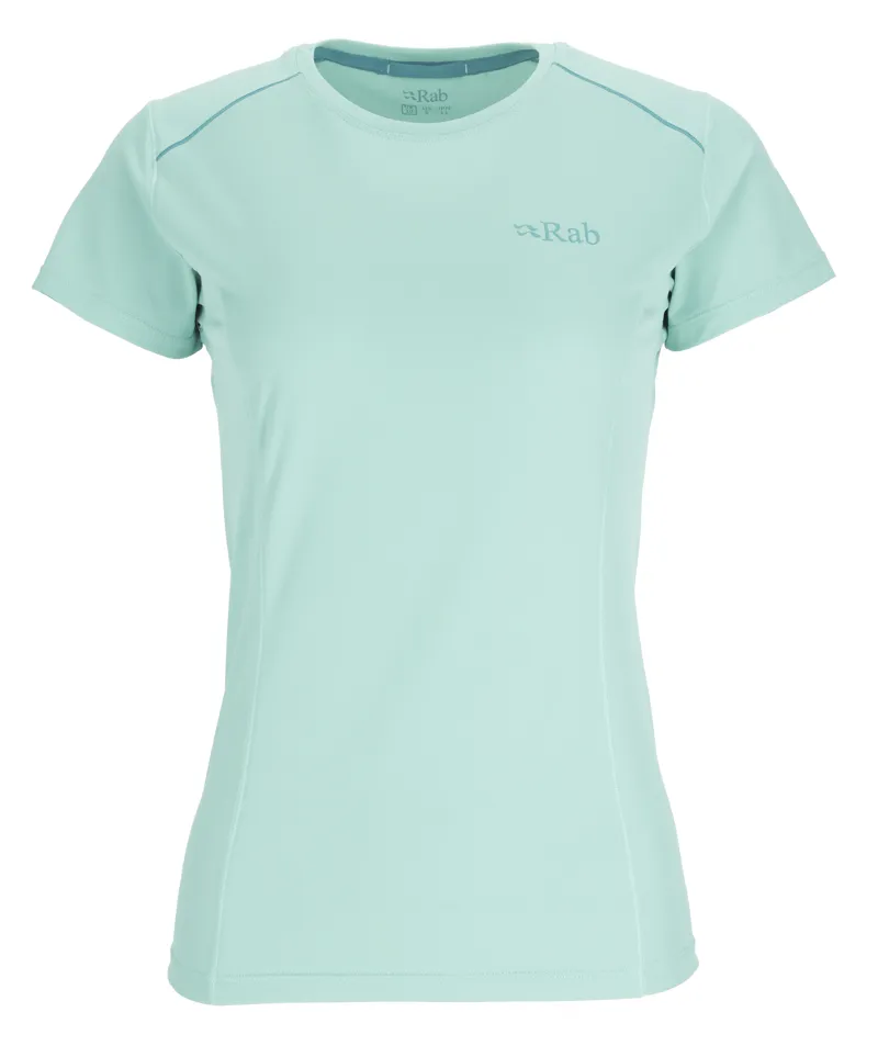 Rab Womens Force Short Sleeve Tee - Meltwater