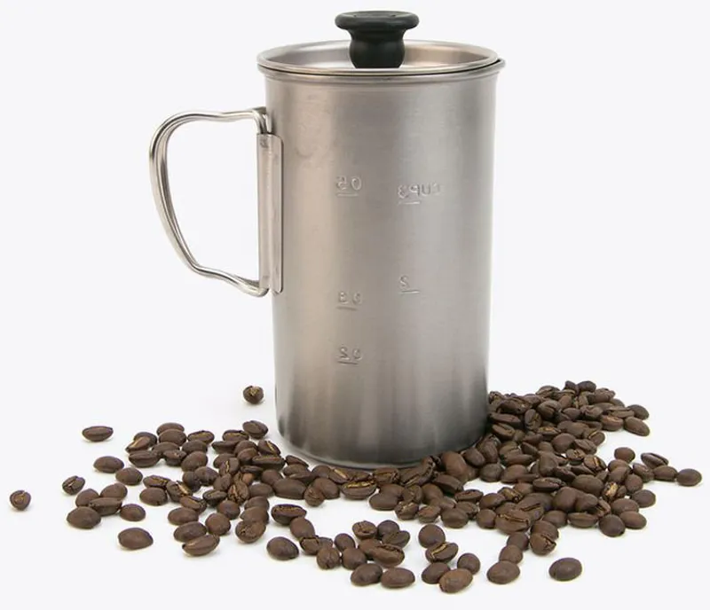 Snow Peak Titanium French Cafe Press-4