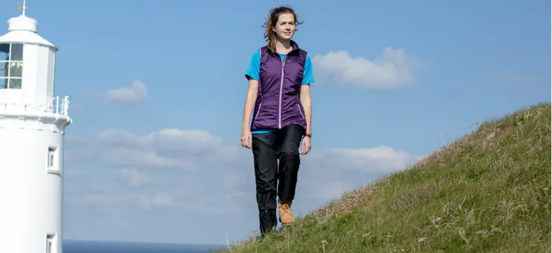 Paramo Womens Torres Medio Gilet - Indigo Blue-3