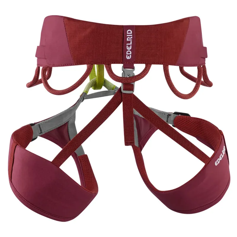 Edelrid Womens Jayne IV Climbing Harness - Rhubarb Red-1