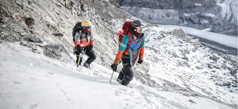 Paramo Mens Velez Evolution Hybrid Smock - Cumin-Steel-Black-7