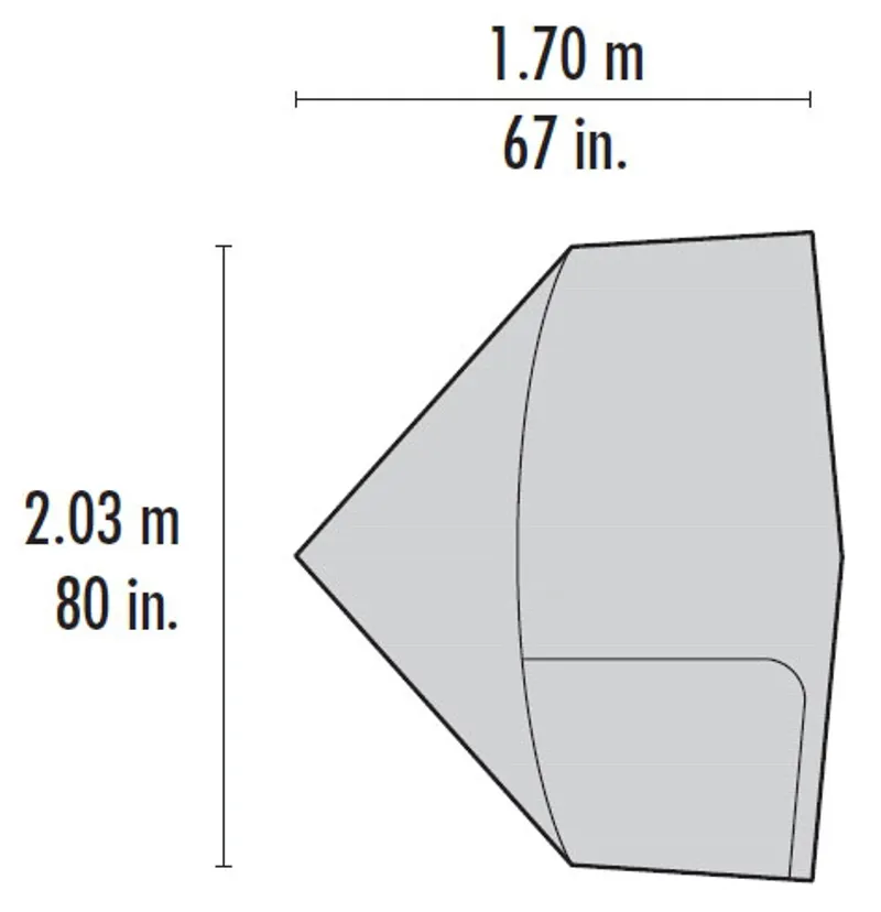 MSR Gear Shed for Elixir and Hubba Tents - Green-2