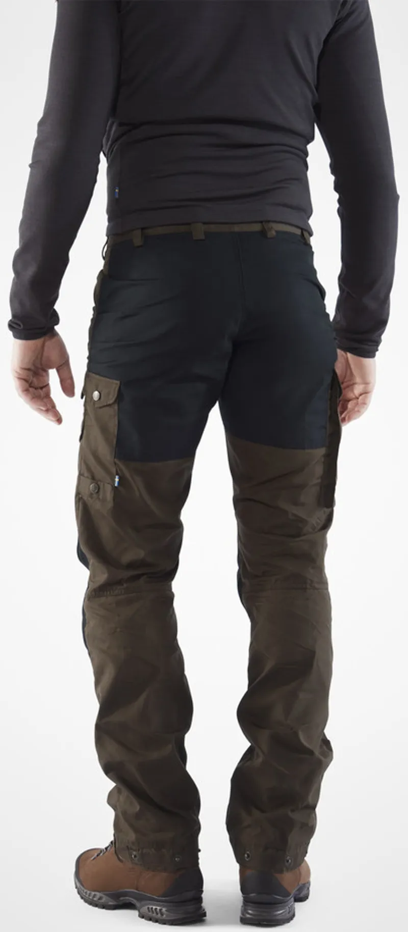 Fjallraven Mens Vidda Pro Trousers - Regular Leg - Dark Olive-2