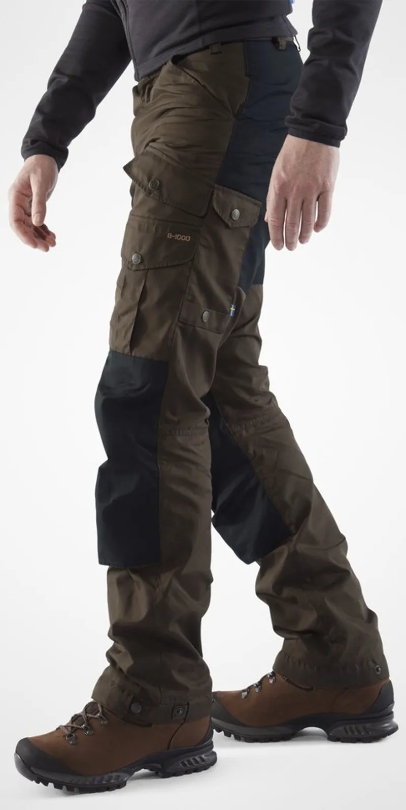 Fjallraven Mens Vidda Pro Trousers - Regular Leg - Dark Grey-2