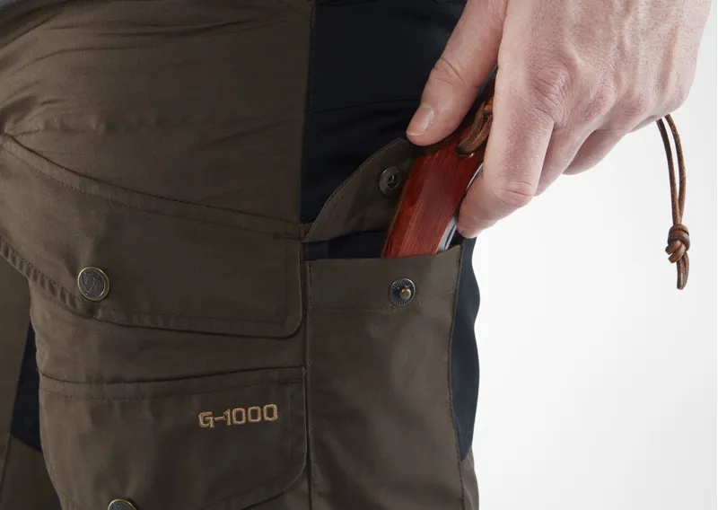 Fjallraven Mens Vidda Pro Trousers - Short Leg - Dark Olive-5