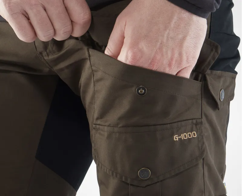 Fjallraven Mens Vidda Pro Trousers - Short Leg - Dark Olive-3