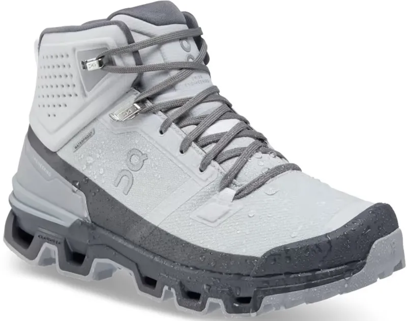 ON Womens Cloudrock 2 Waterproof Boots - Glacier-Eclipse-2