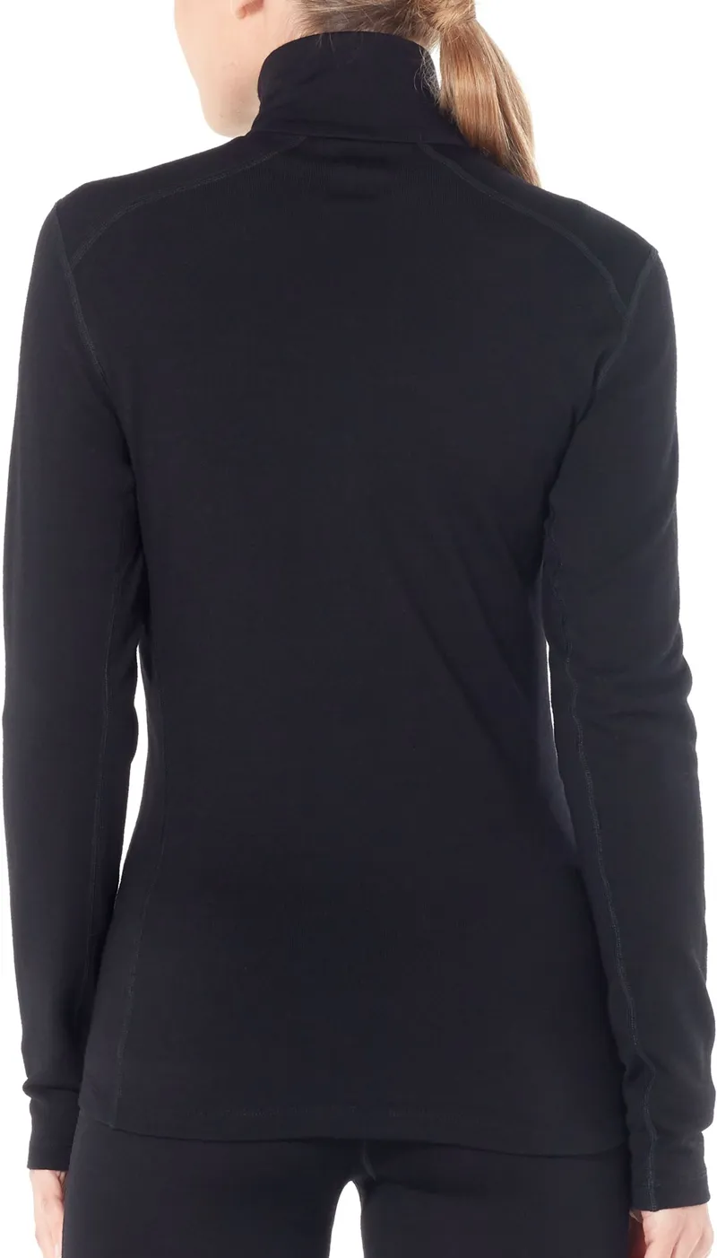 Icebreaker Womens 260 Tech Long Sleeved Half Zip - Midnight Navy-3