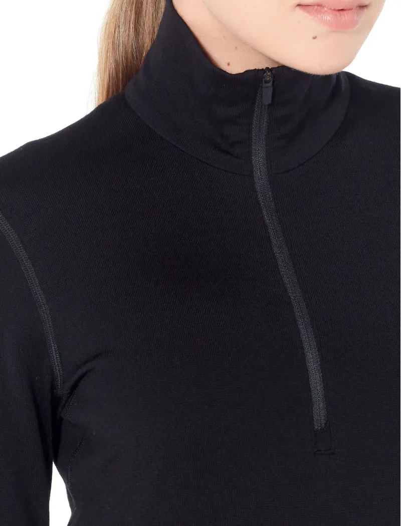 Icebreaker Womens 260 Tech Long Sleeved Half Zip - Midnight Navy-4