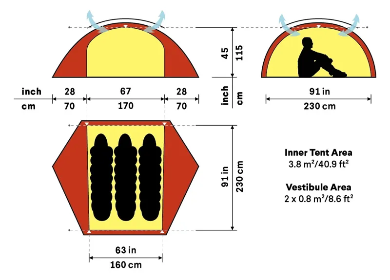Hilleberg Allak 3 Tent - Green-2