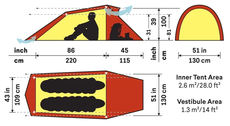Hilleberg Nallo 2 Tent - Sand-2