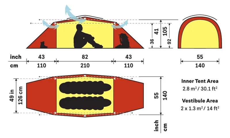 Hilleberg Tarra Tent - Sand-1