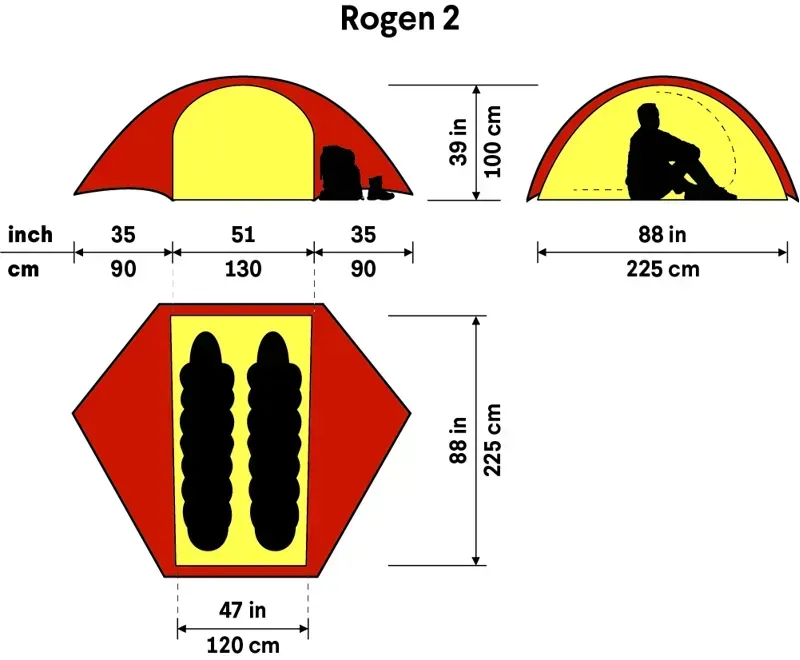 Hilleberg Rogen 2 Tent - Green-2