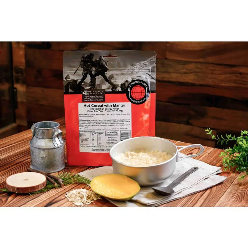 Expedition Foods Hot Cereal with Mango - 800kcal-4