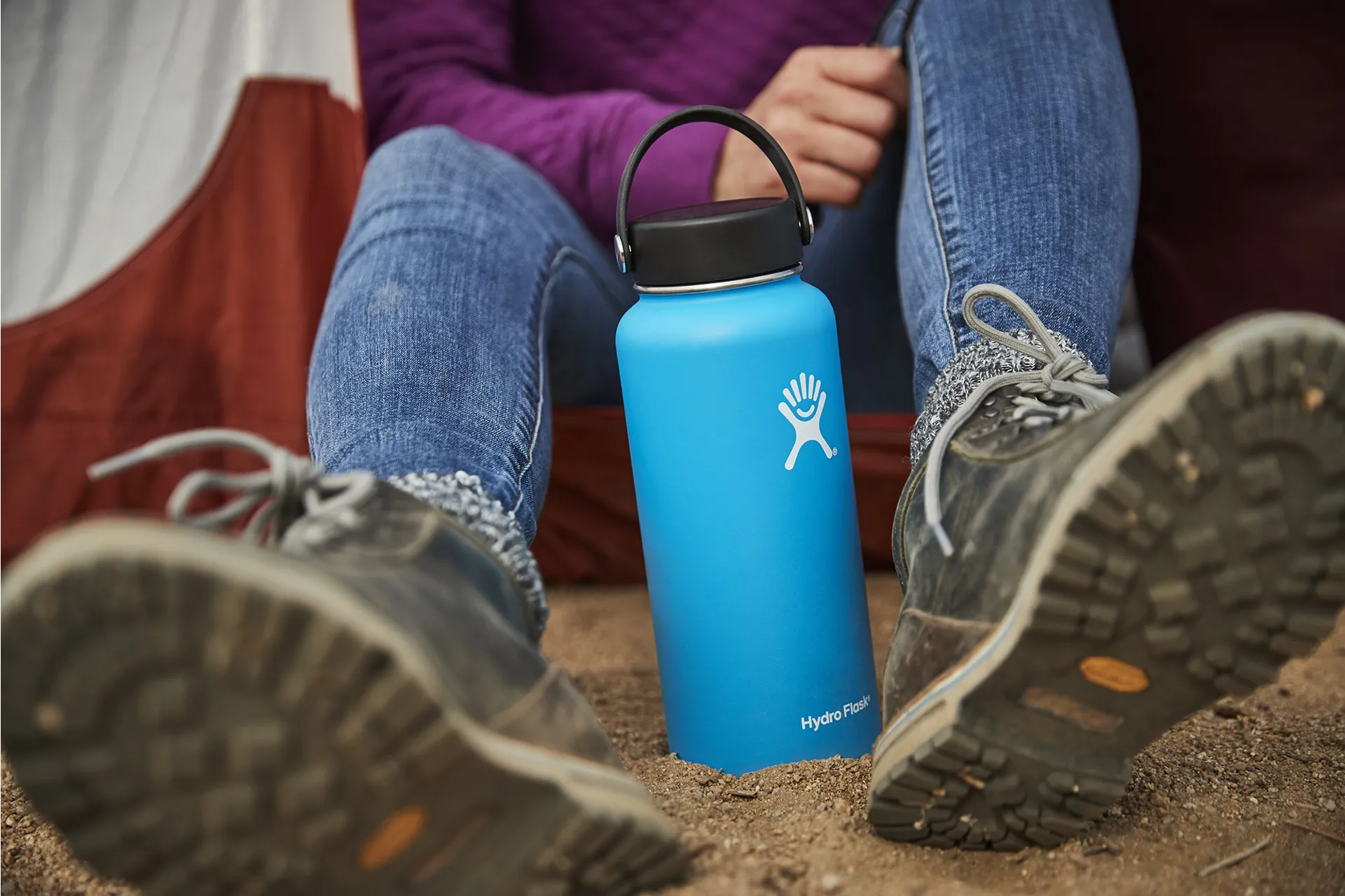 Flask Water Bottle Blue 32 Oz Hydro Flask Bottle Hydro Flask Wide