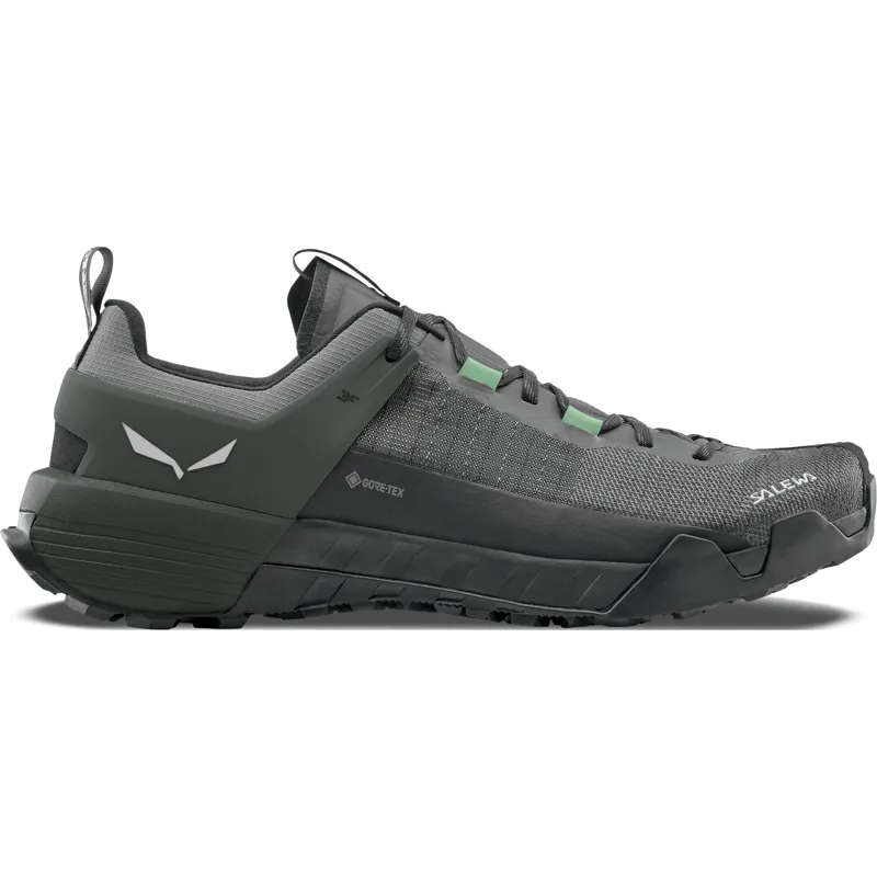 Salewa Mens Wildfire NXT GTX Shoes - Onyx-Irish Green-1
