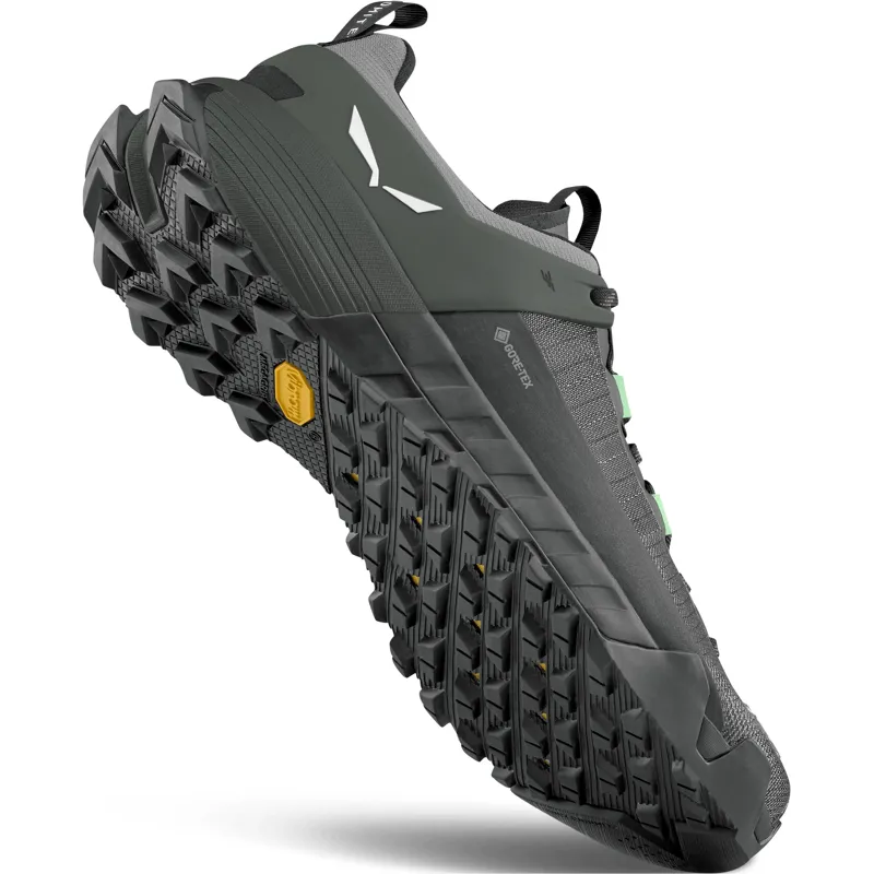 Salewa Mens Wildfire NXT GTX Shoes - Onyx-Irish Green-3