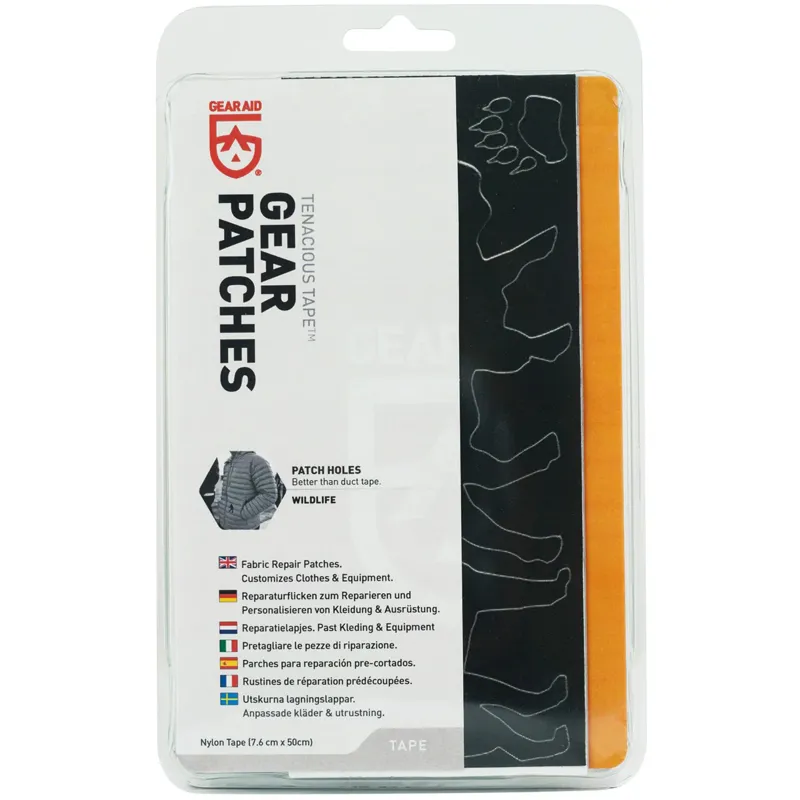 Gear Aid Tenacious Tape Gear Patches  - 20 Black Wildlife-3