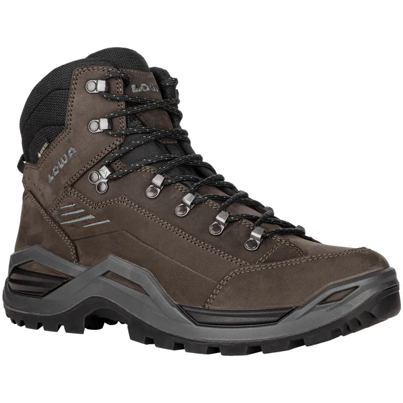 Lowa Mens Renegade Evo GTX Mid Boots - Dark Brown-Black-1