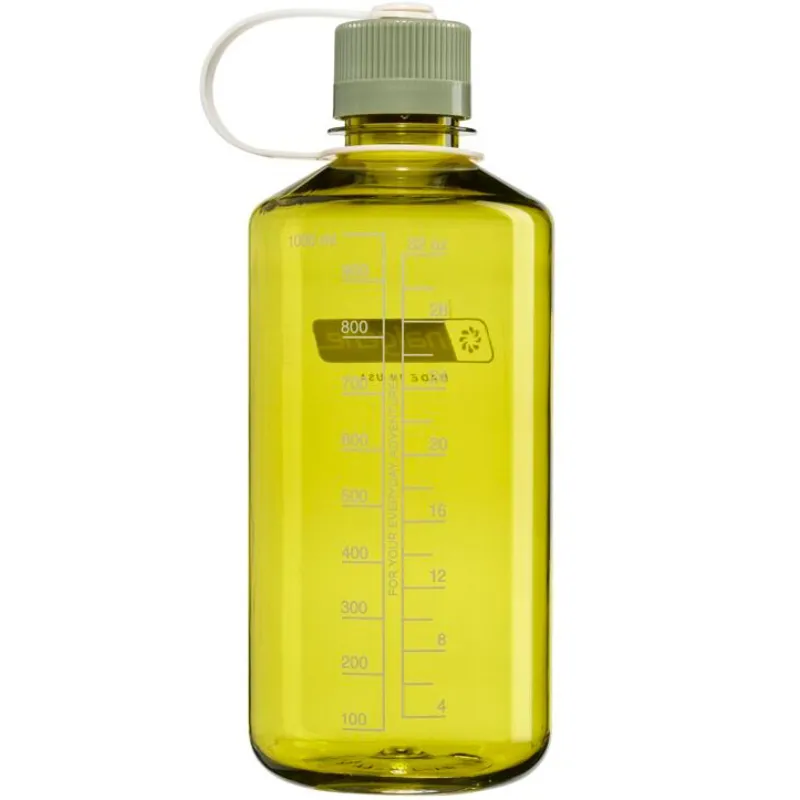 Nalgene Tritan Sustain Narrow Mouth Bottle - 1L - Endive-Oil Green-1