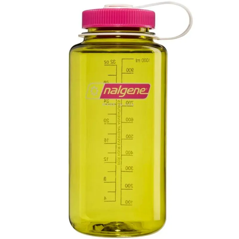 Nalgene Tritan Sustain Wide Mouth Bottle - 1L - Endive-Fuchsia Purple