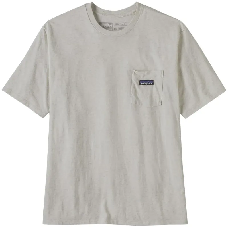 Patagonia Mens Daily Pocket Tee - Birch White
