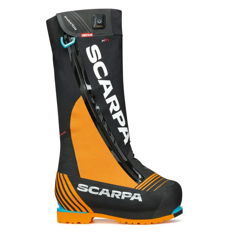 Scarpa Mens Phantom 8000 HD Boot - Thermic Black-Bright Orange