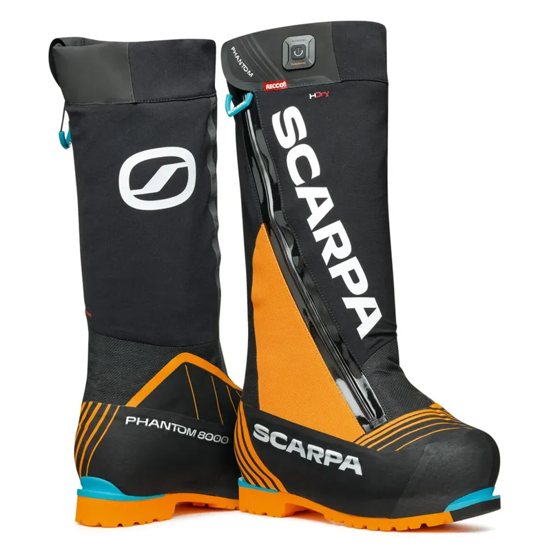 Scarpa Mens Phantom 8000 HD Boot - Thermic Black-Bright Orange-6