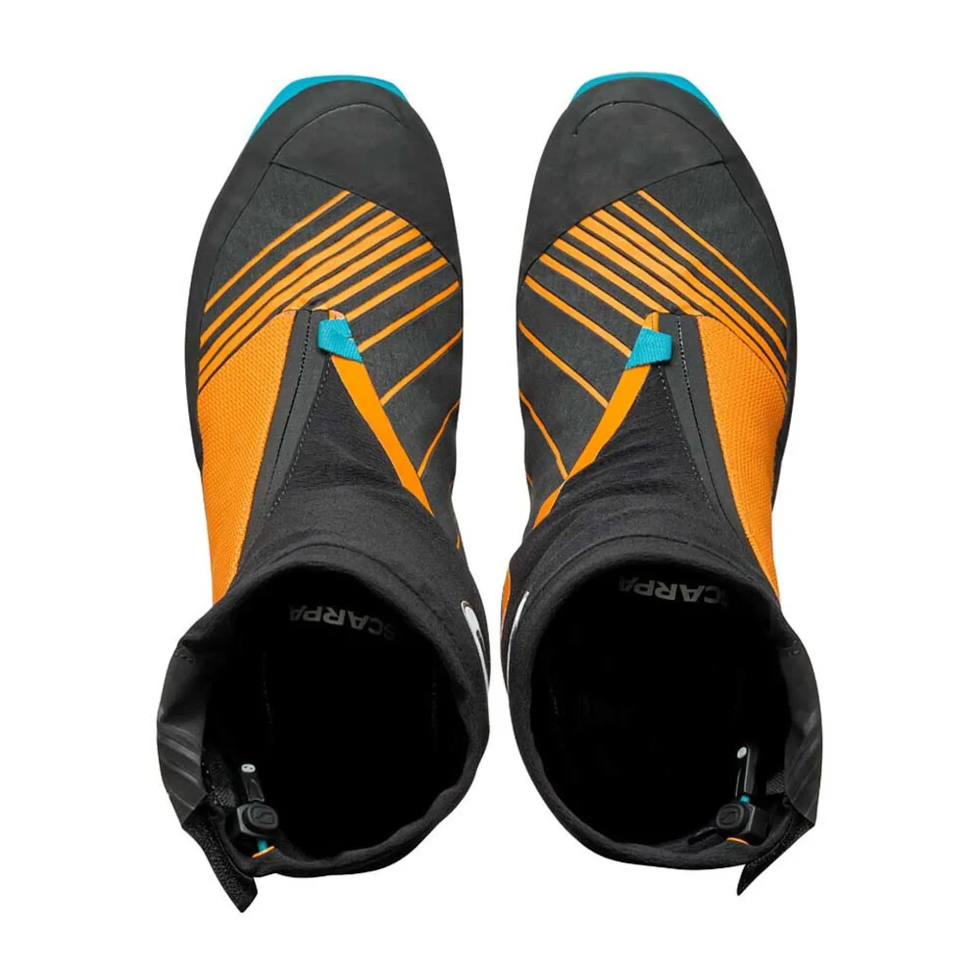 Scarpa Mens Phantom Tech HD Boots - Black-Bright Orange display picture 2
