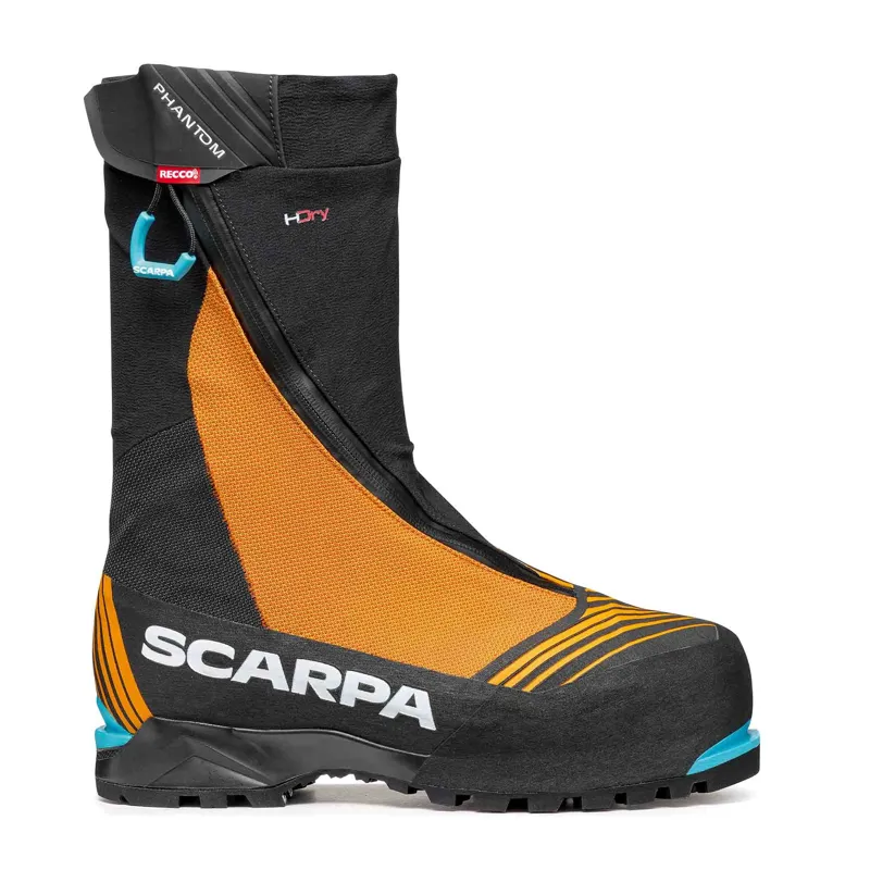 Scarpa Mens Phantom 6000 HD Boot - Black-Bright Orange-1