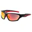 BLOC Beck Sunglasses - Matt Black-Red Mirror