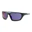 BLOC Derby Sunglasses - Shiny Black-Blue Mirror
